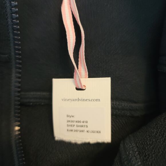Vineyard Vines Be The 1 Navy Blue Shep Shirt Pull On Jacket M  NWT - Picture 4 of 6